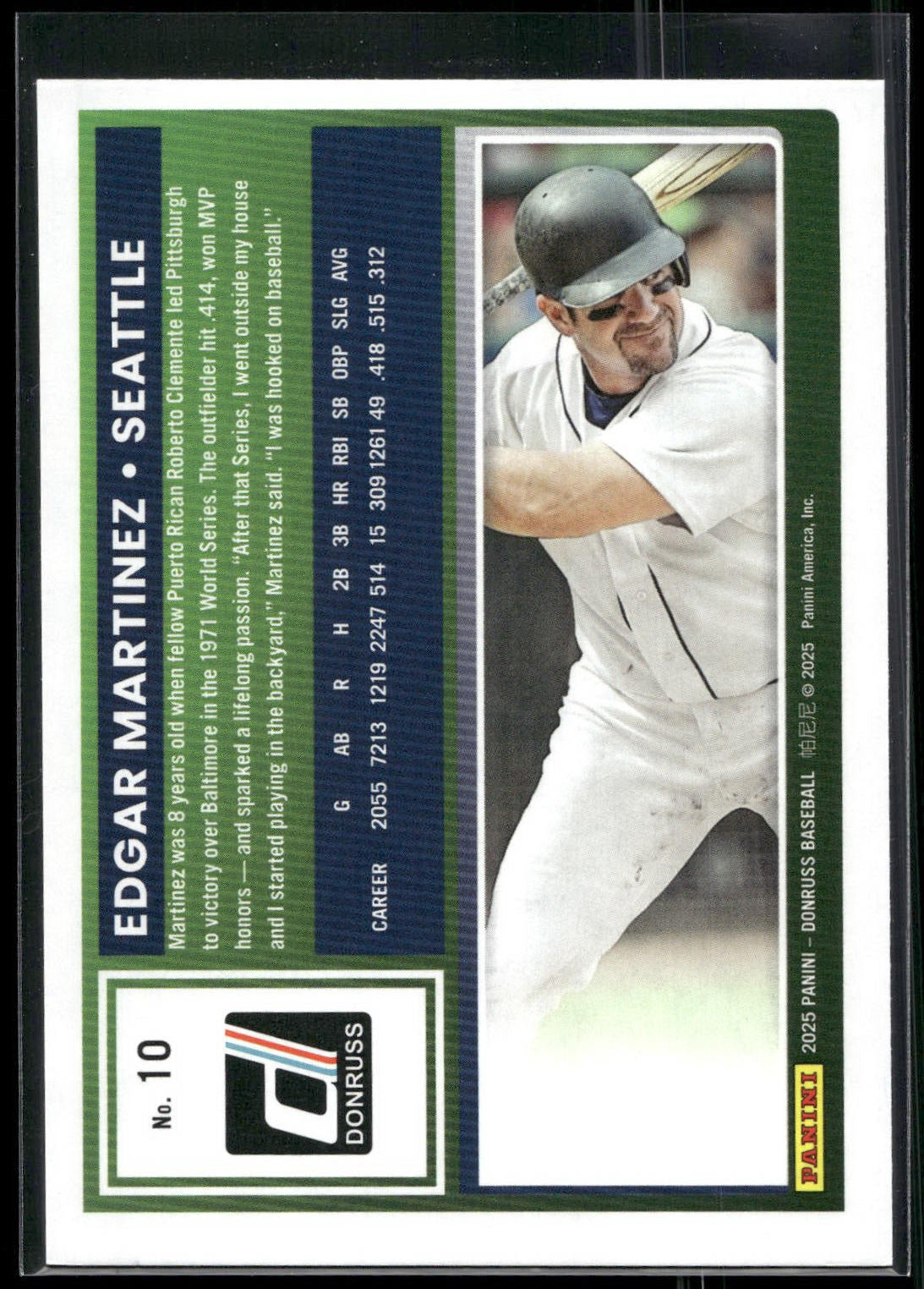 2025 Donruss #10 Edgar Martinez