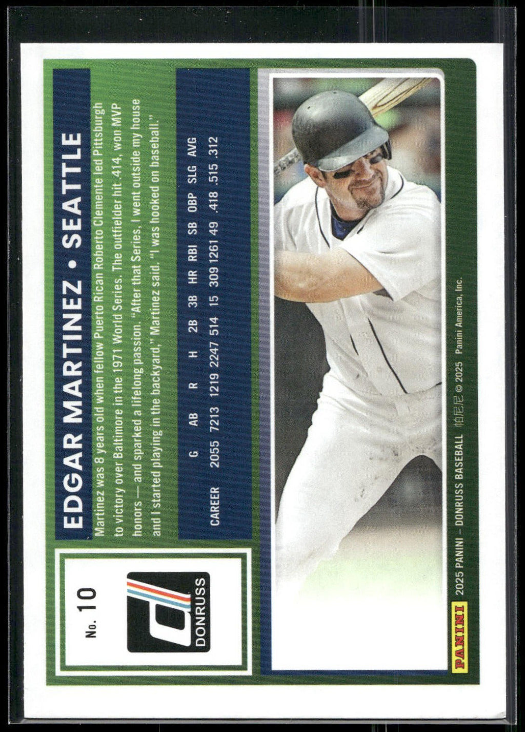 2025 Donruss #10 Edgar Martinez