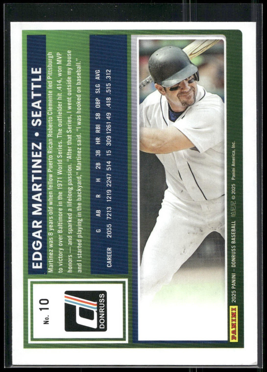 2025 Donruss #10 Edgar Martinez