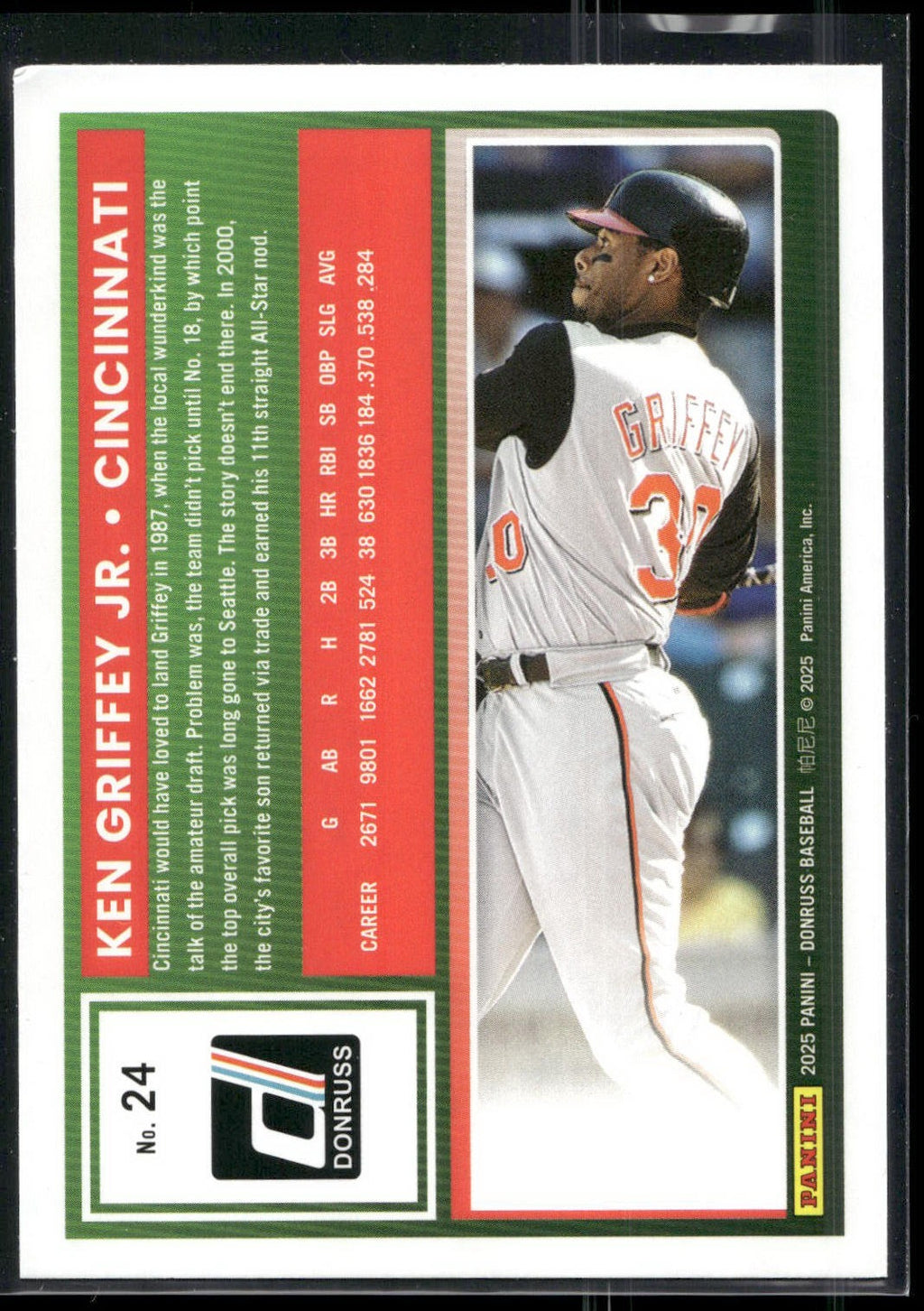 2025 Donruss #24 Ken Griffey Jr.