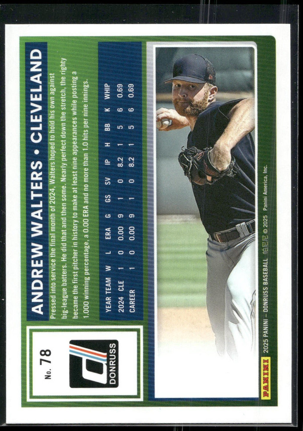 2025 Donruss #78 Andrew Walters
