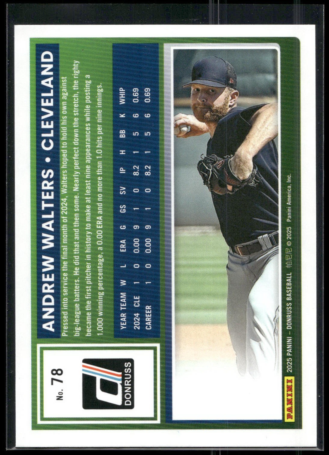 2025 Donruss #78 Andrew Walters