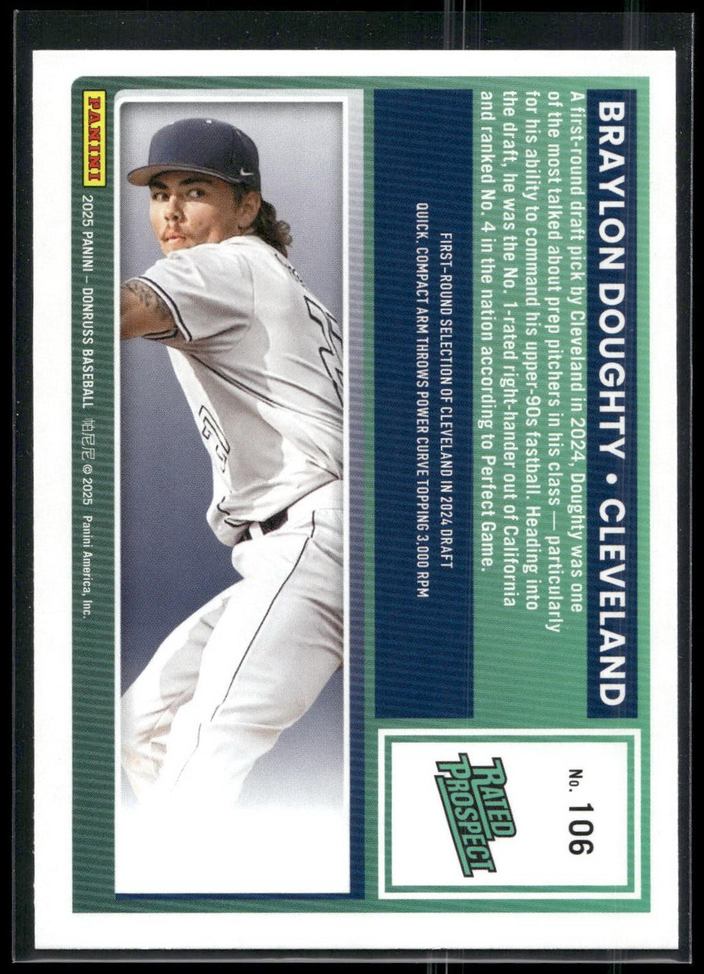 2025 Donruss #106 Braylon Doughty