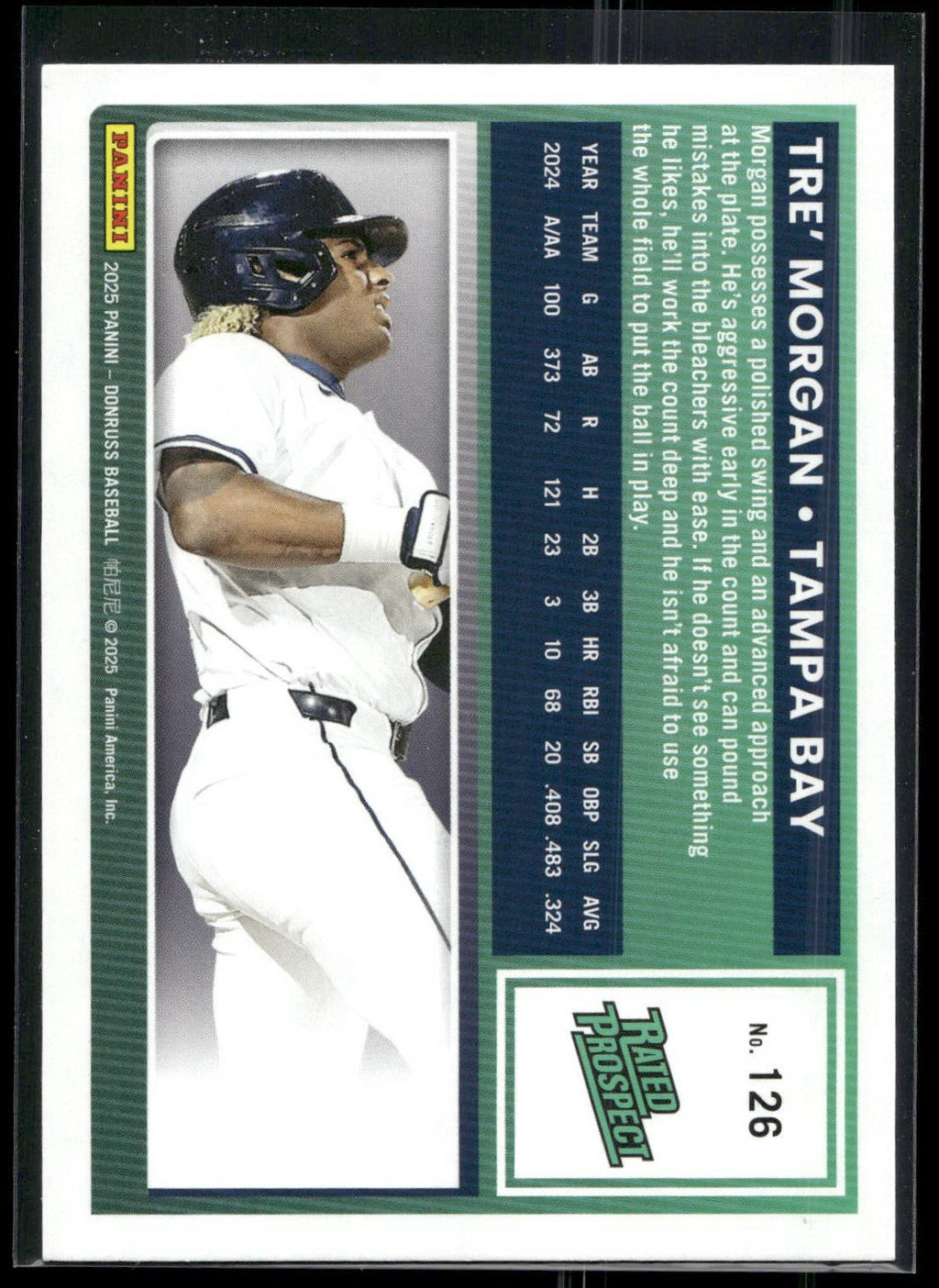 2025 Donruss #126 Tre’ Morgan