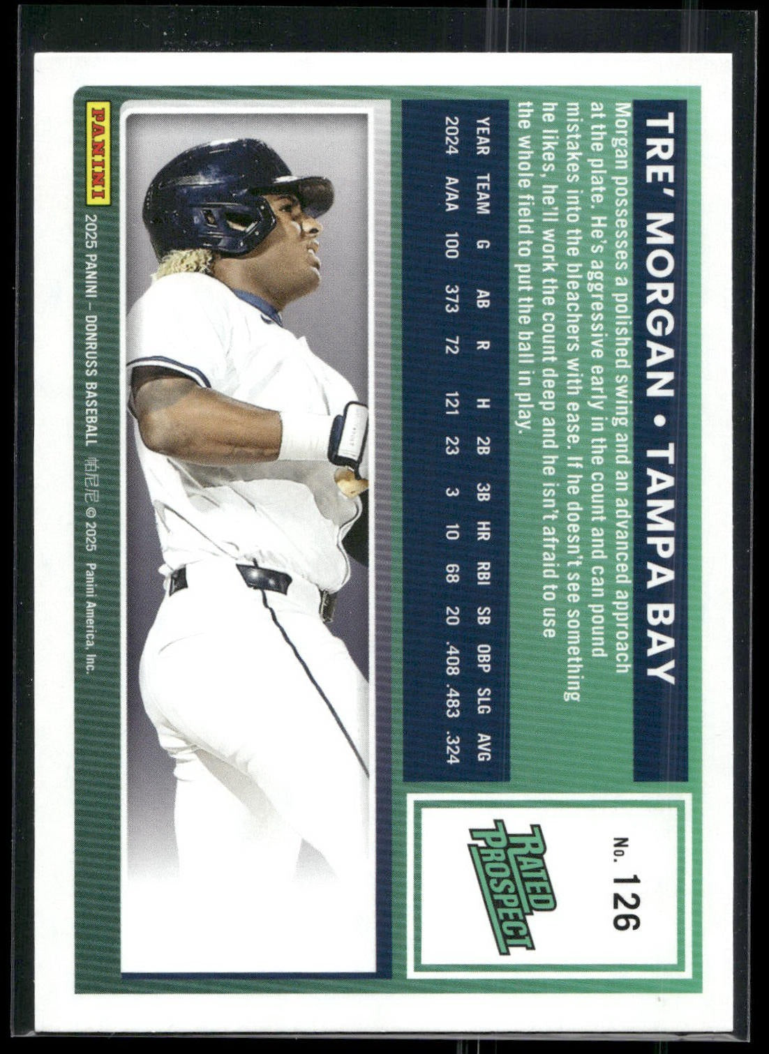 2025 Donruss #126 Tre’ Morgan