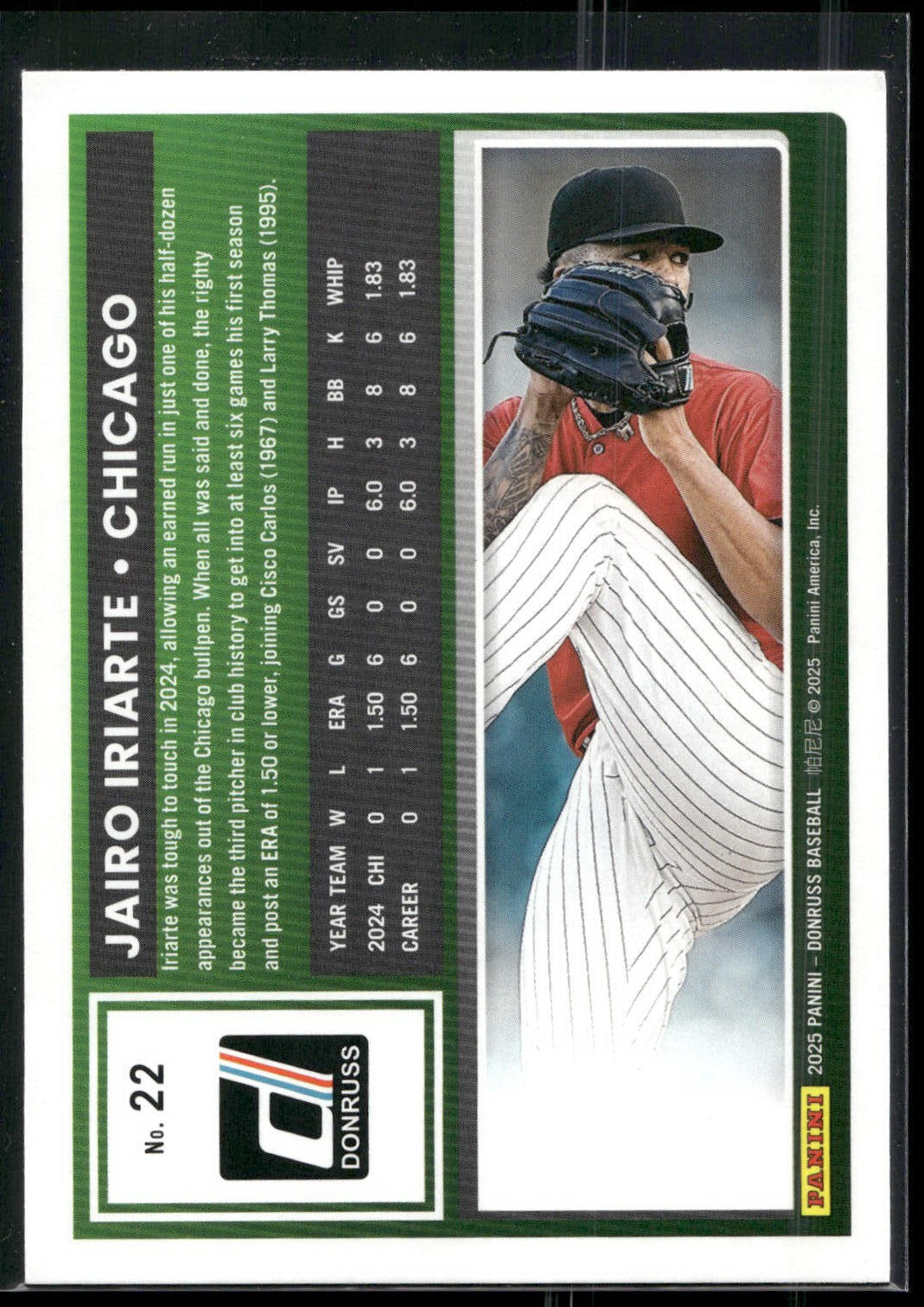 2025 Donruss #22 Jairo Iriarte