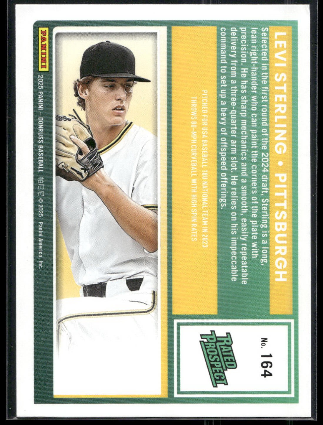 2025 Donruss #164 Levi Sterling