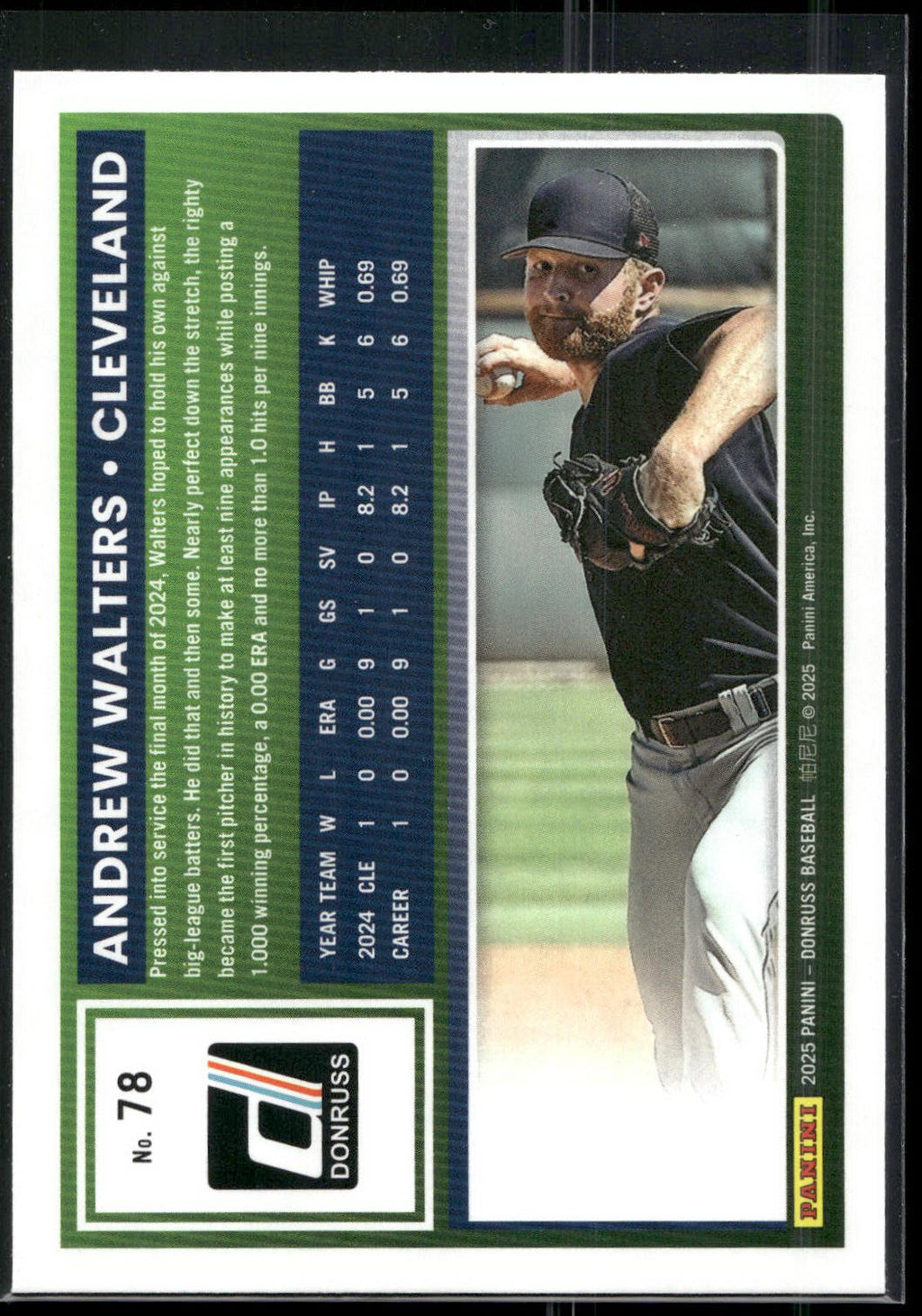 2025 Donruss #78 Andrew Walters