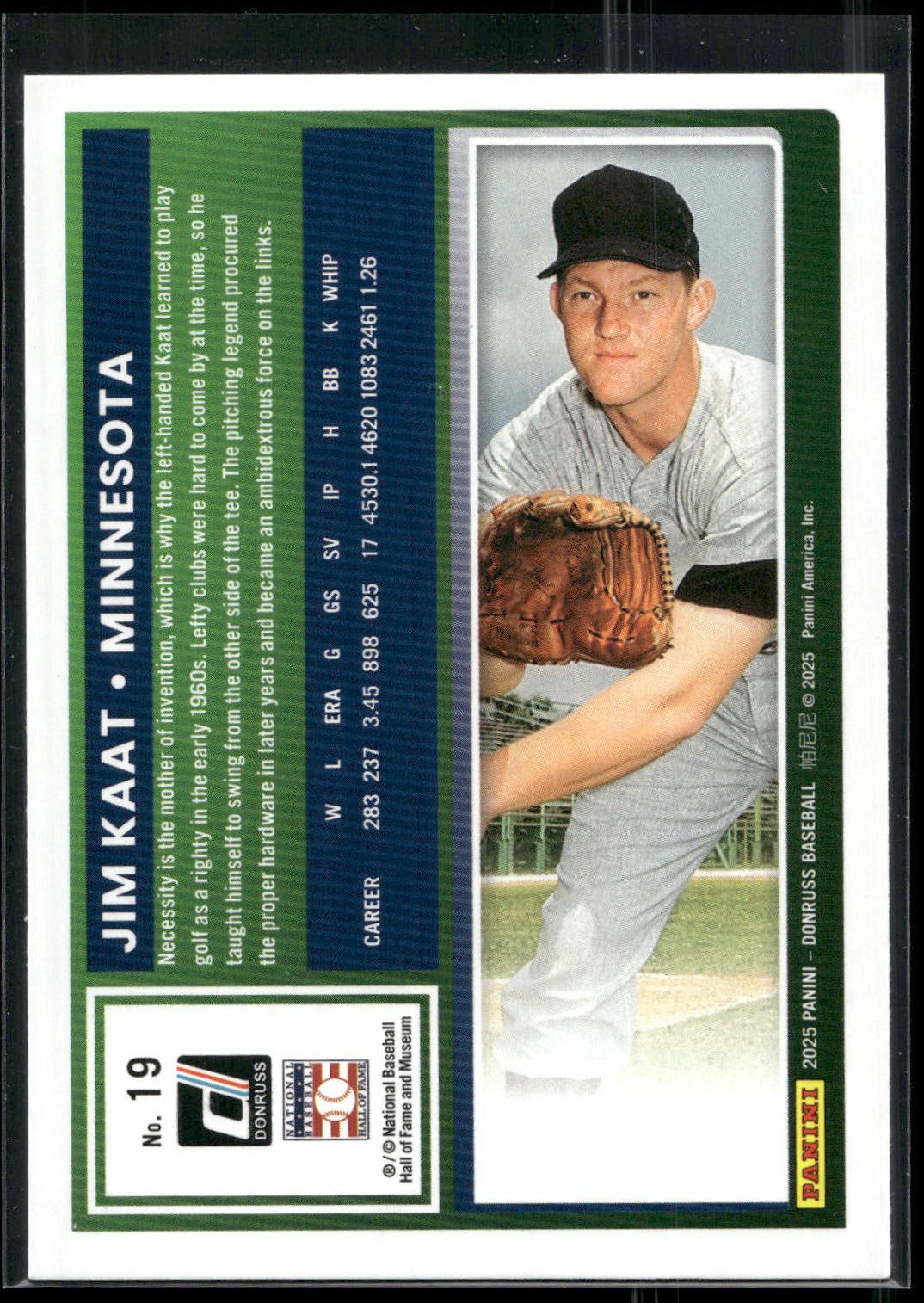 2025 Donruss #19 Jim Kaat