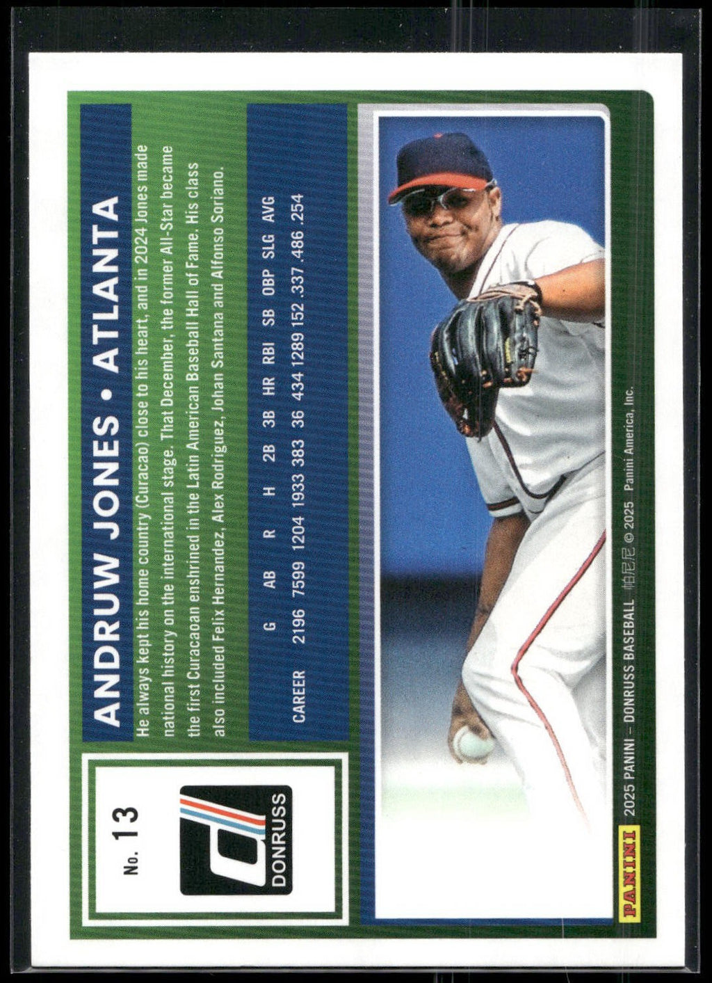2025 Donruss #13 Andruw Jones
