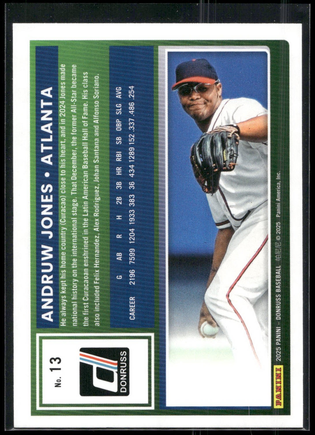 2025 Donruss #13 Andruw Jones
