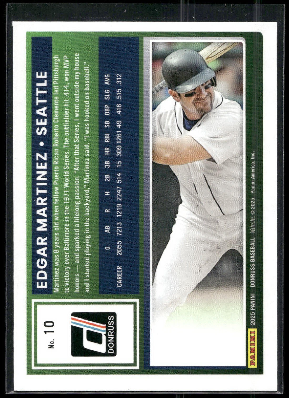 2025 Donruss #10 Edgar Martinez