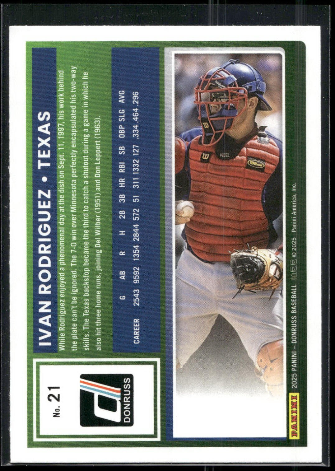2025 Donruss #21 Ivan Rodriguez