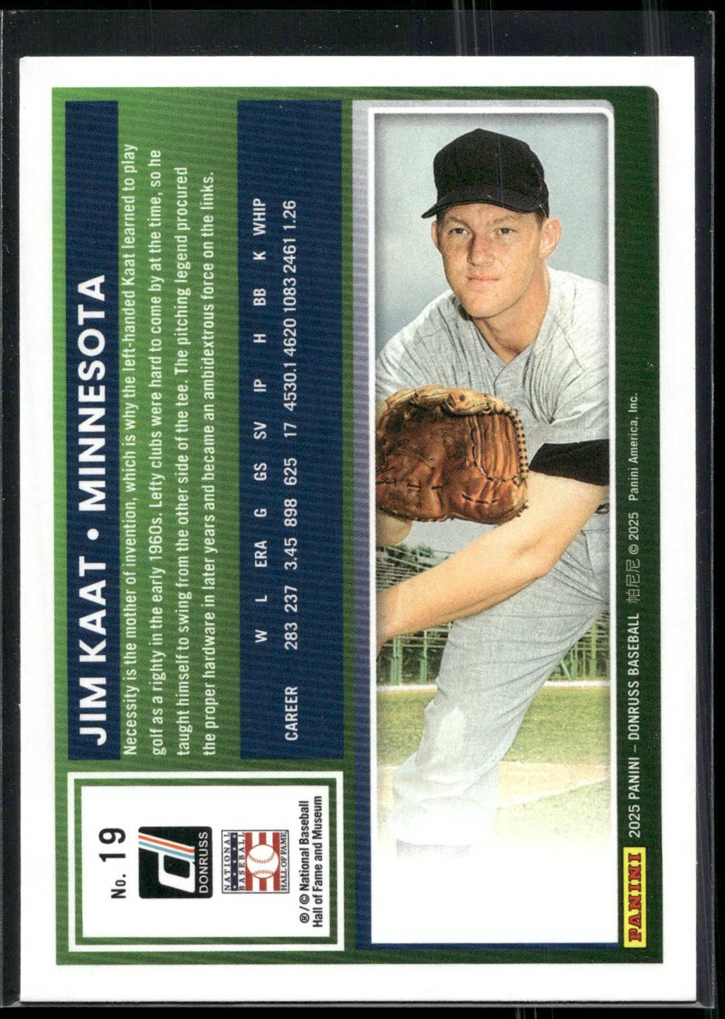 2025 Donruss #19 Jim Kaat