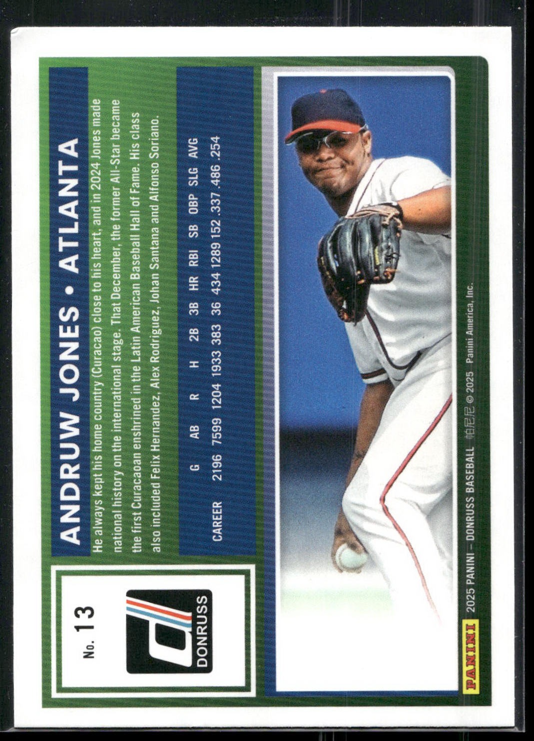 2025 Donruss #13 Andruw Jones