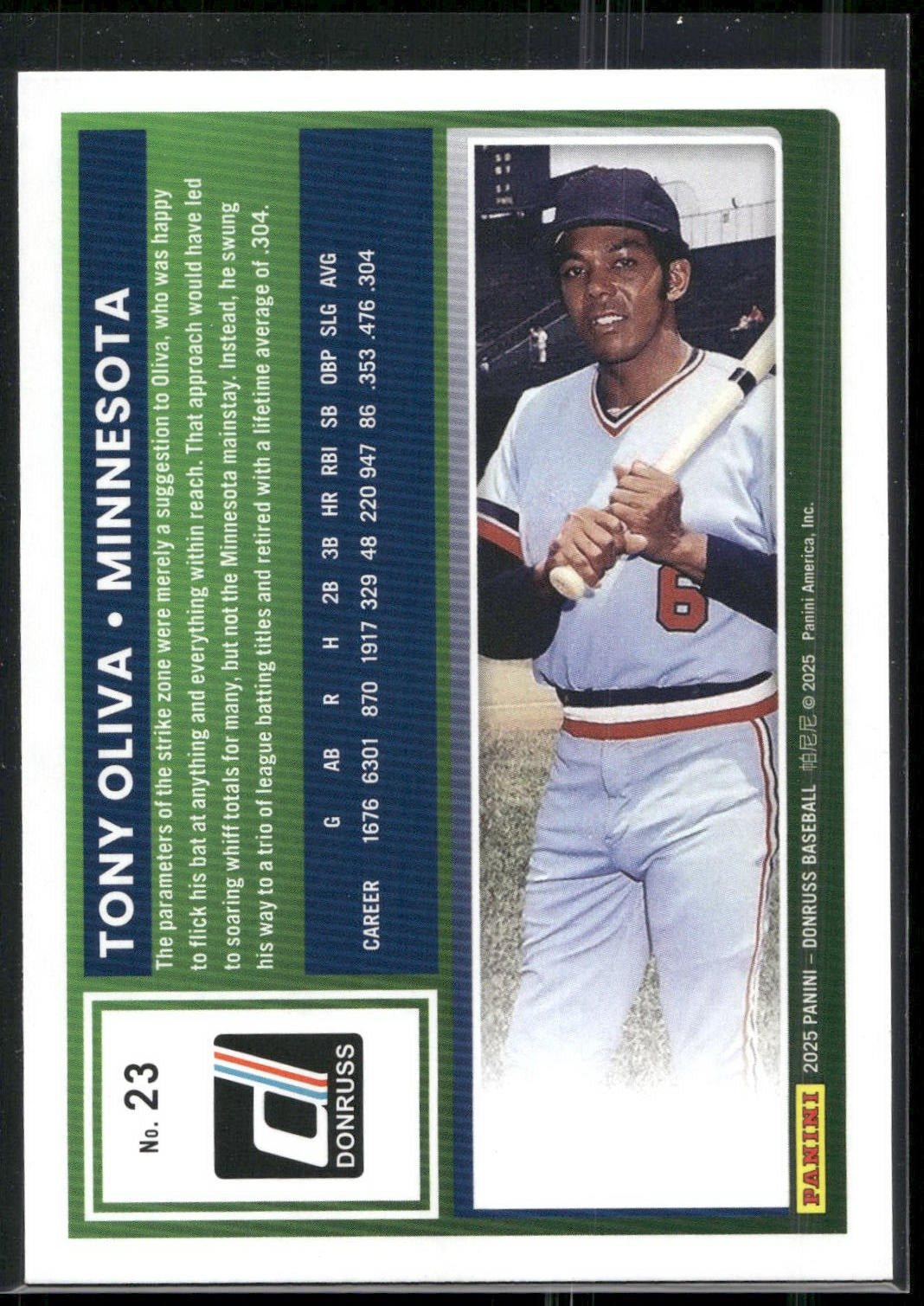 2025 Donruss #23 Tony Oliva