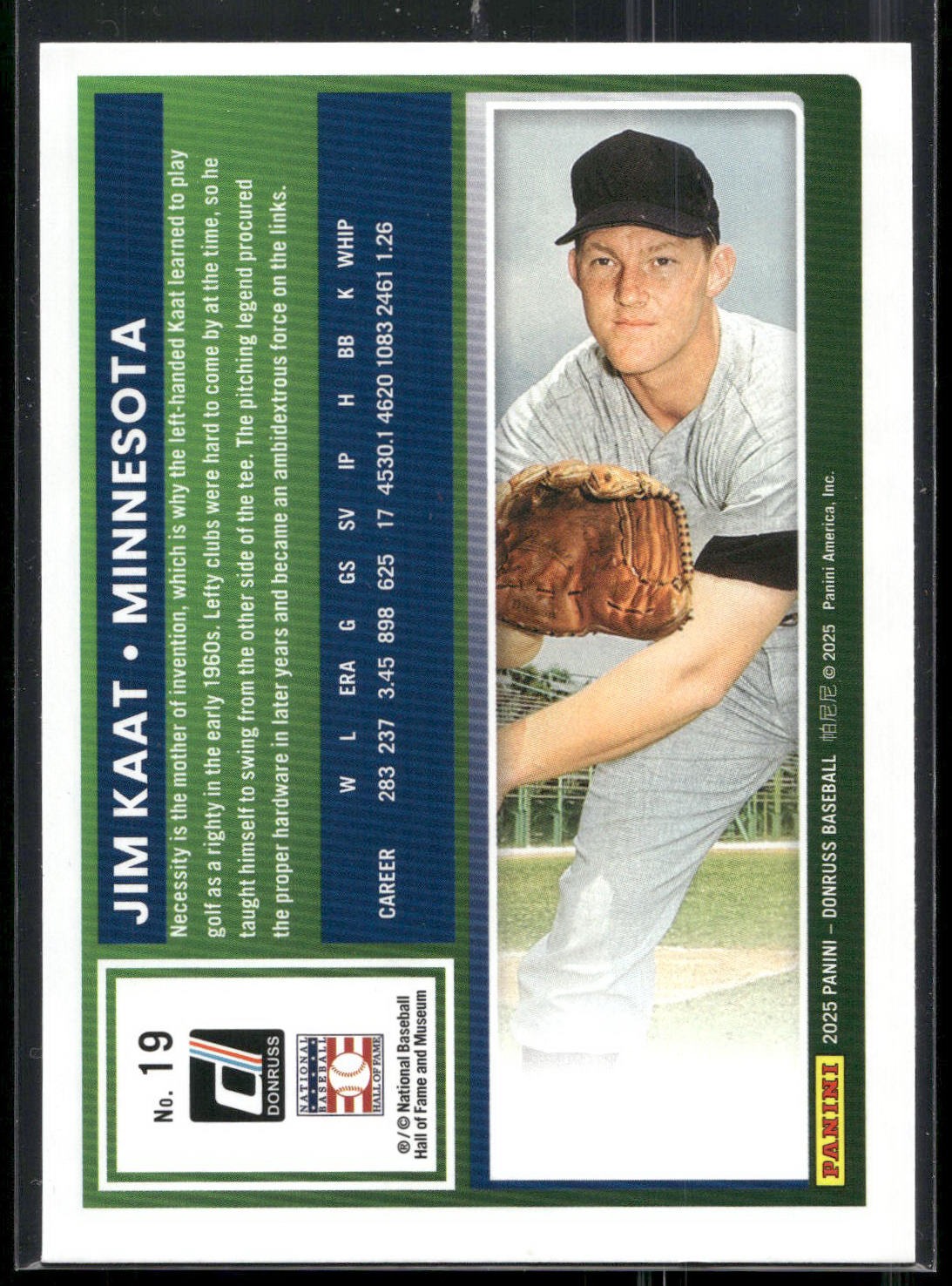 2025 Donruss #19 Jim Kaat