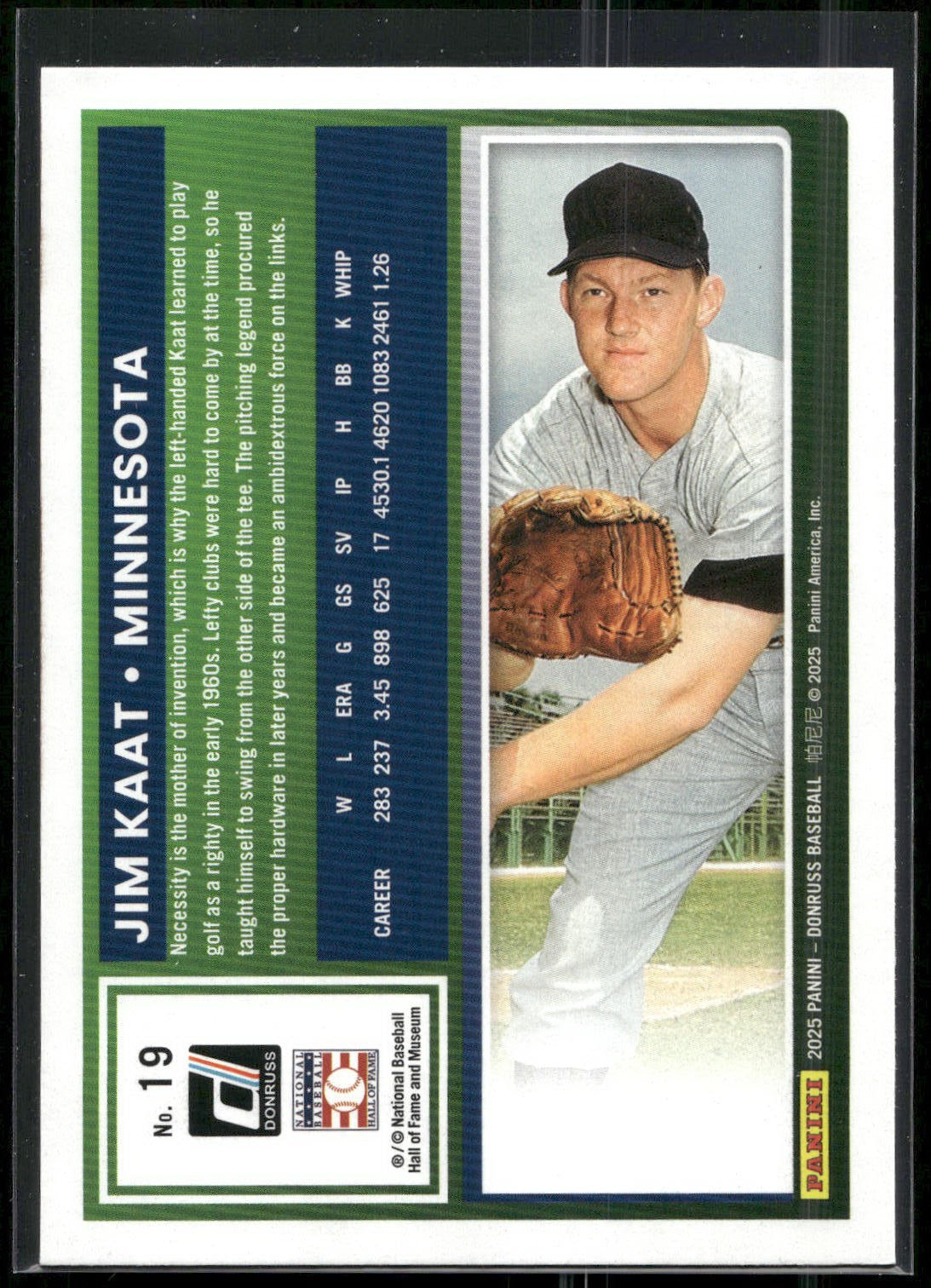 2025 Donruss #19 Jim Kaat