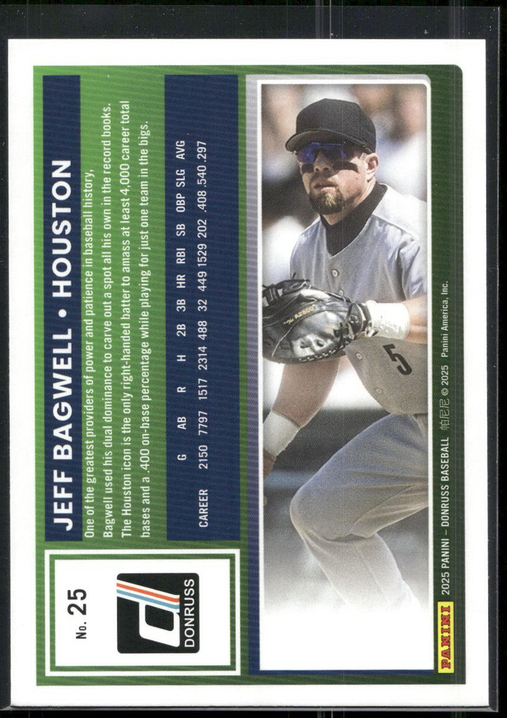 2025 Donruss #25 Jeff Bagwell