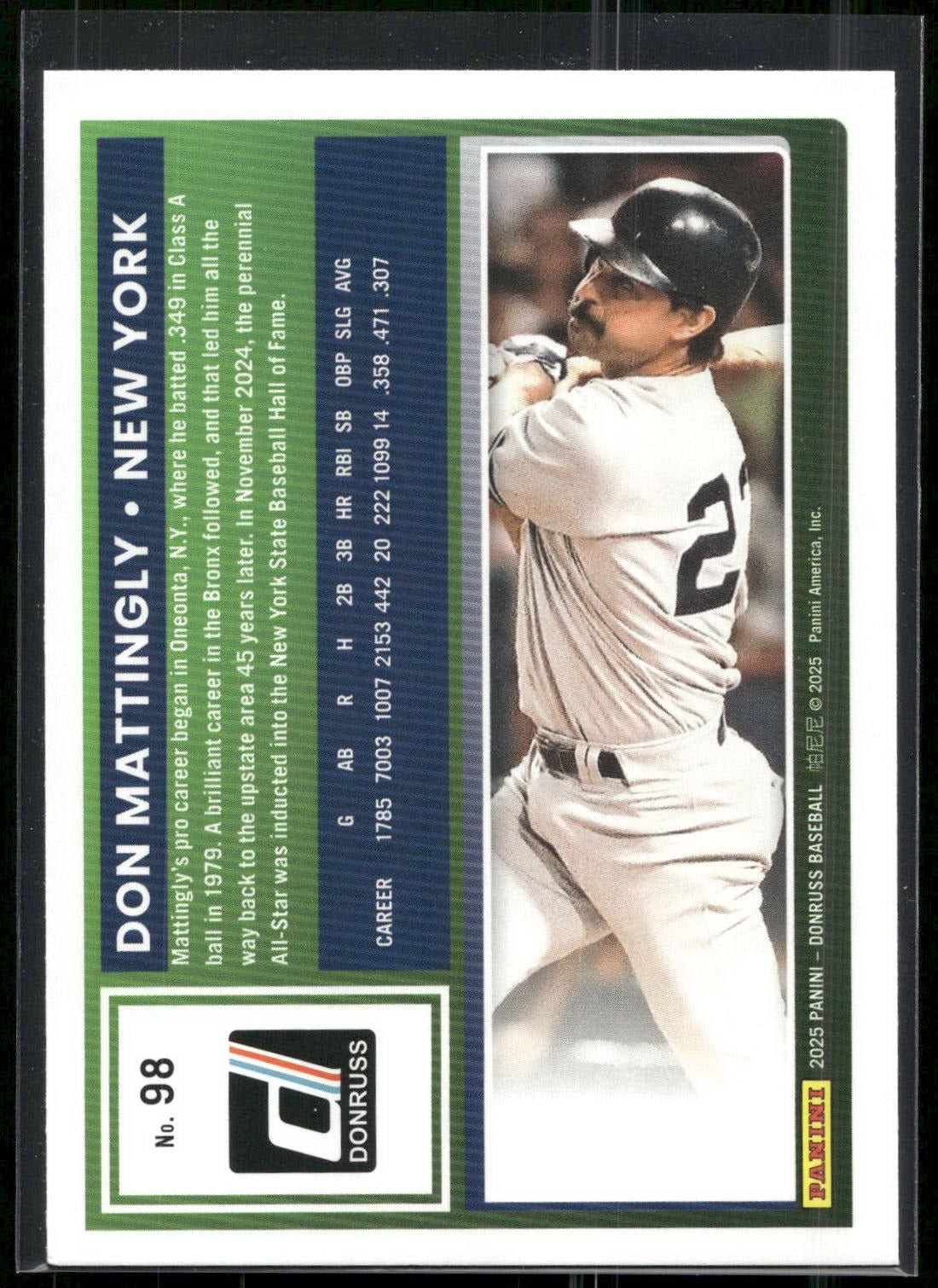 2025 Donruss #98 Don Mattingly