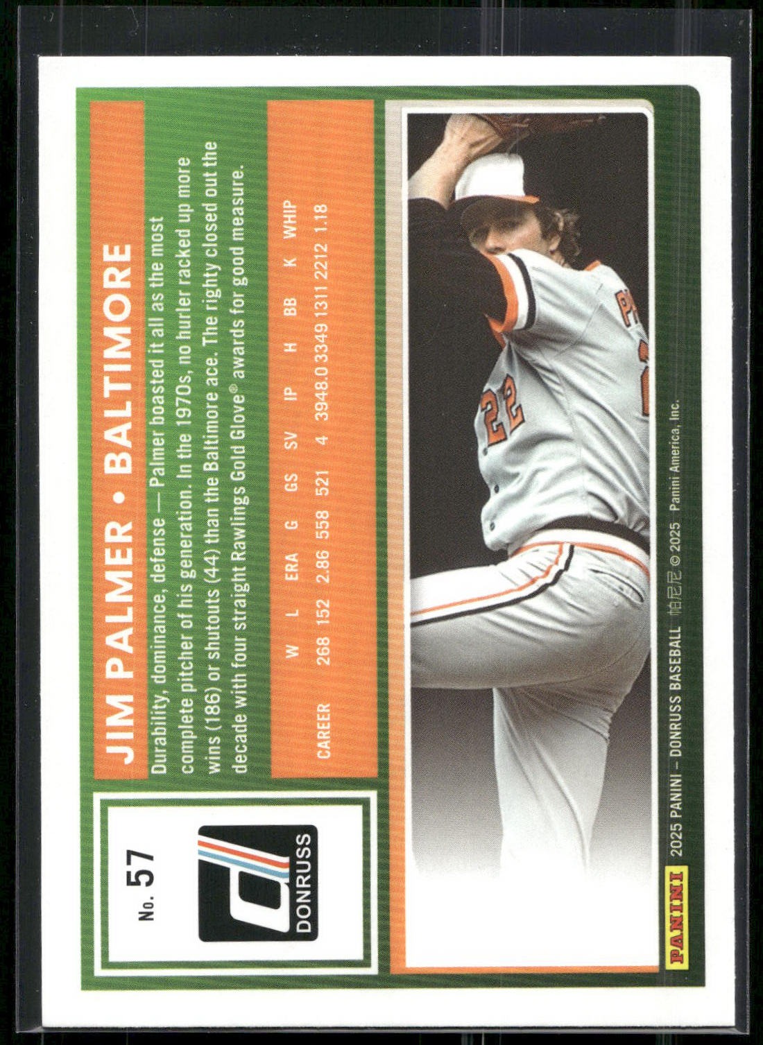 2025 Donruss #57 Jim Palmer