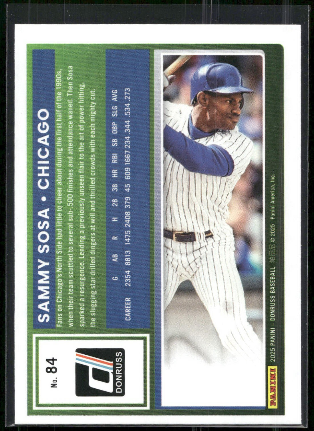 2025 Donruss #84 Sammy Sosa