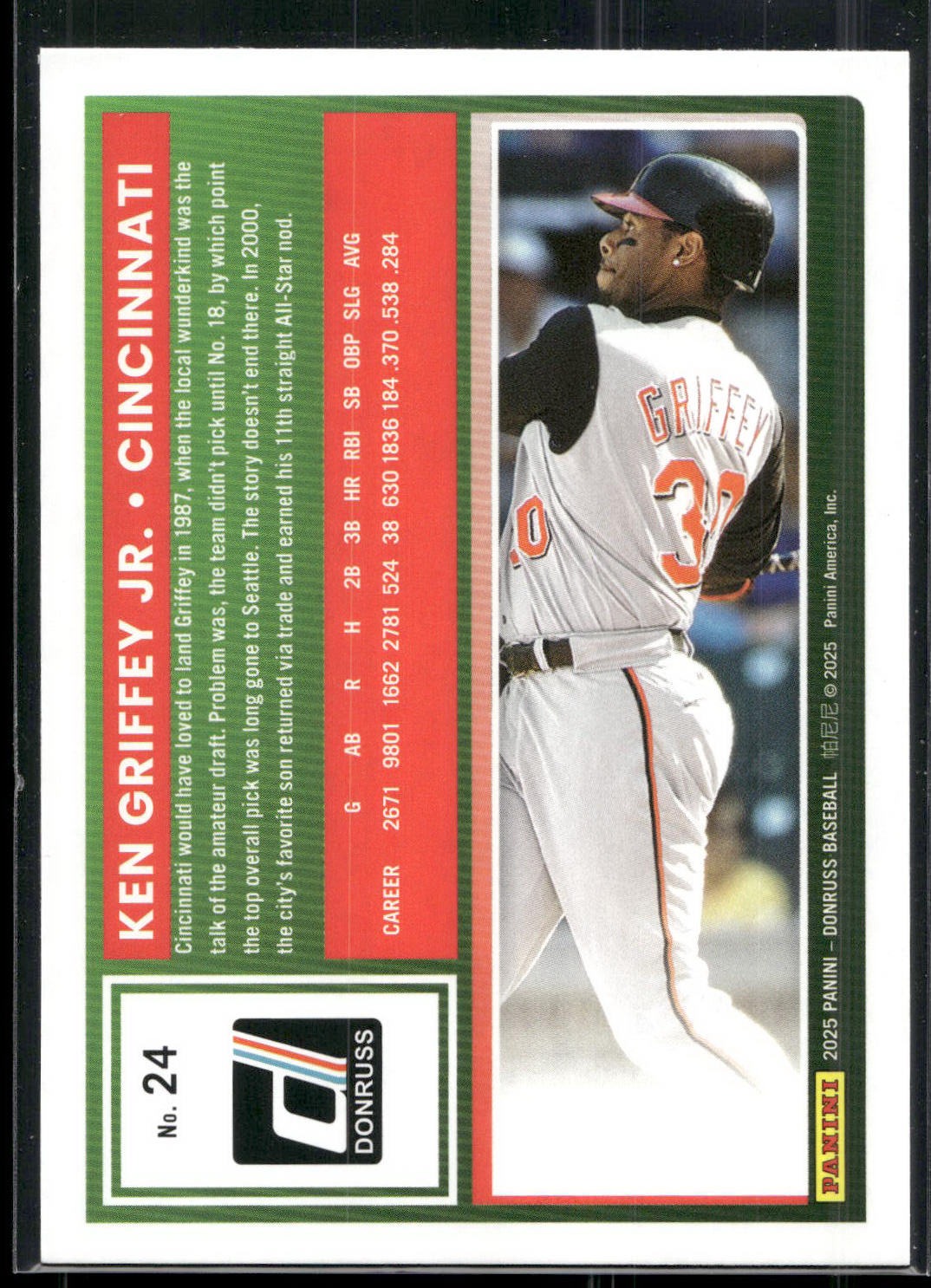 2025 Donruss #24 Ken Griffey Jr.