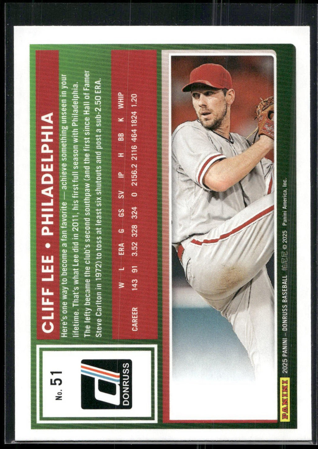 2025 Donruss #51 Cliff Lee