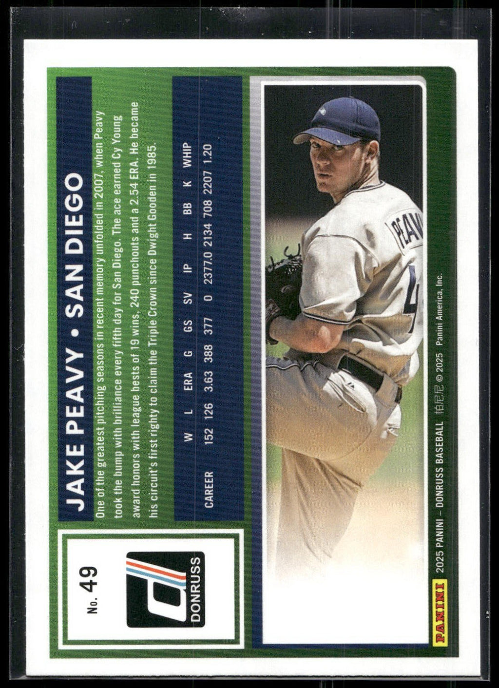 2025 Donruss #49 Jake Peavy