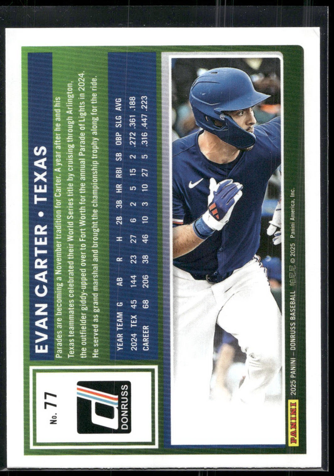 2025 Donruss #77 Evan Carter