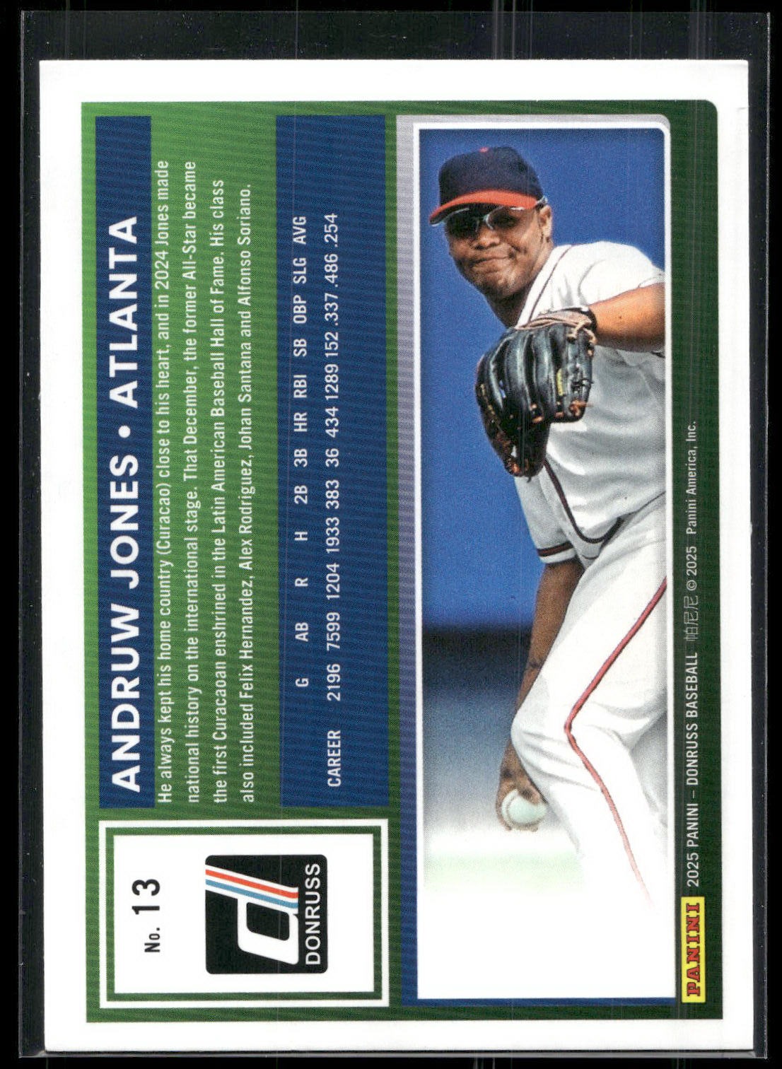 2025 Donruss #13 Andruw Jones