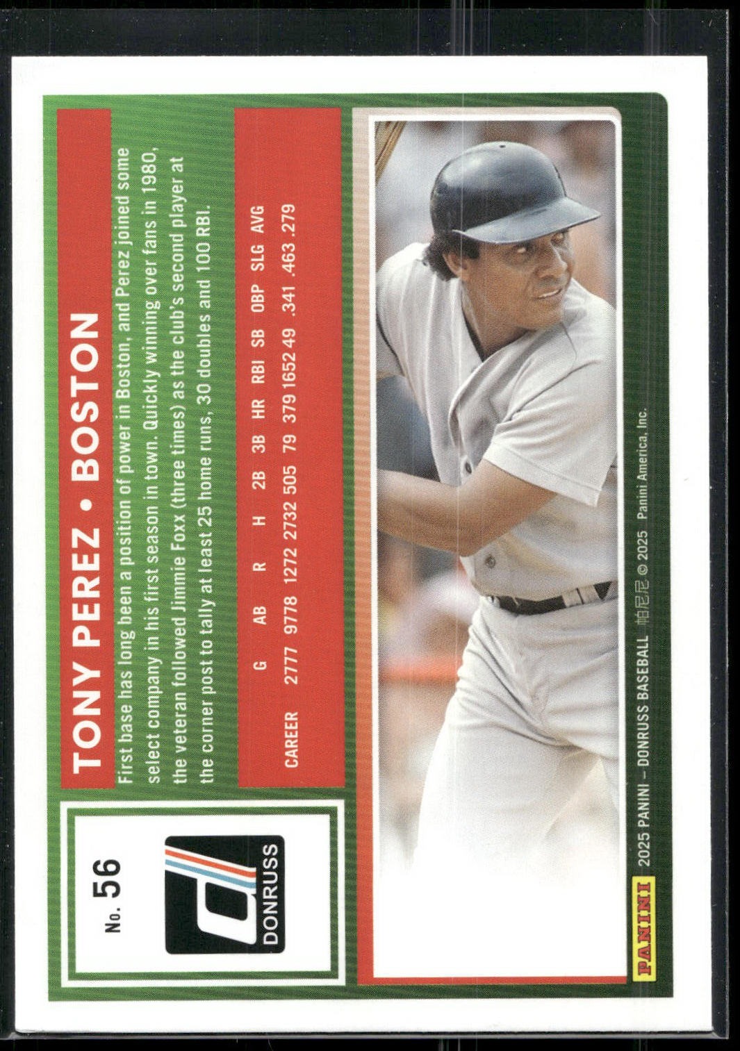 2025 Donruss #56 Tony Perez