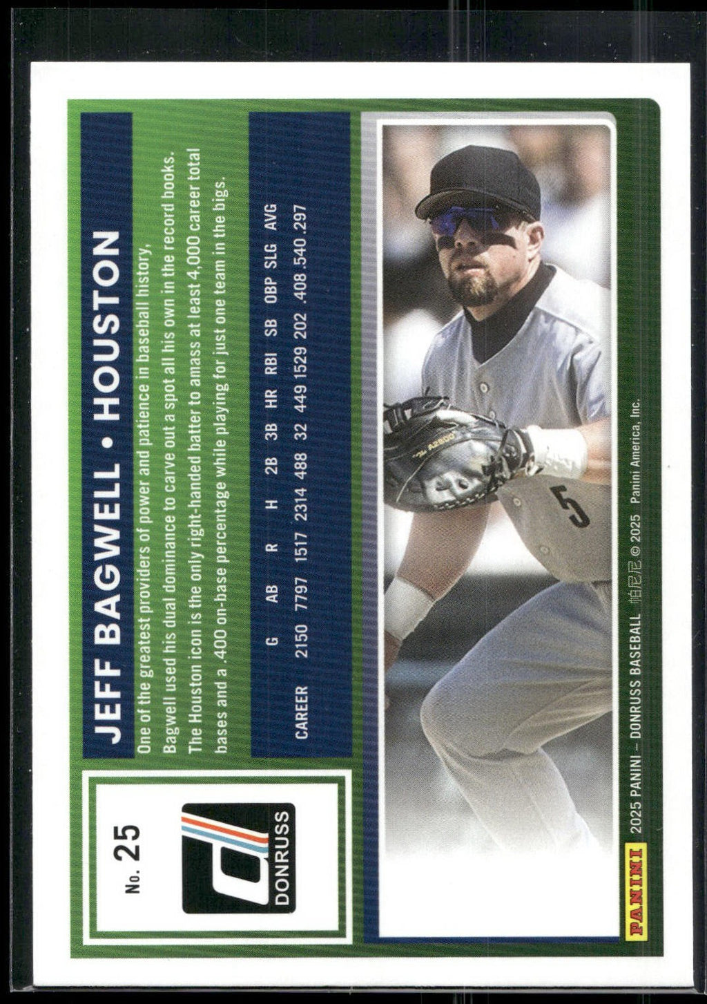 2025 Donruss #25 Jeff Bagwell