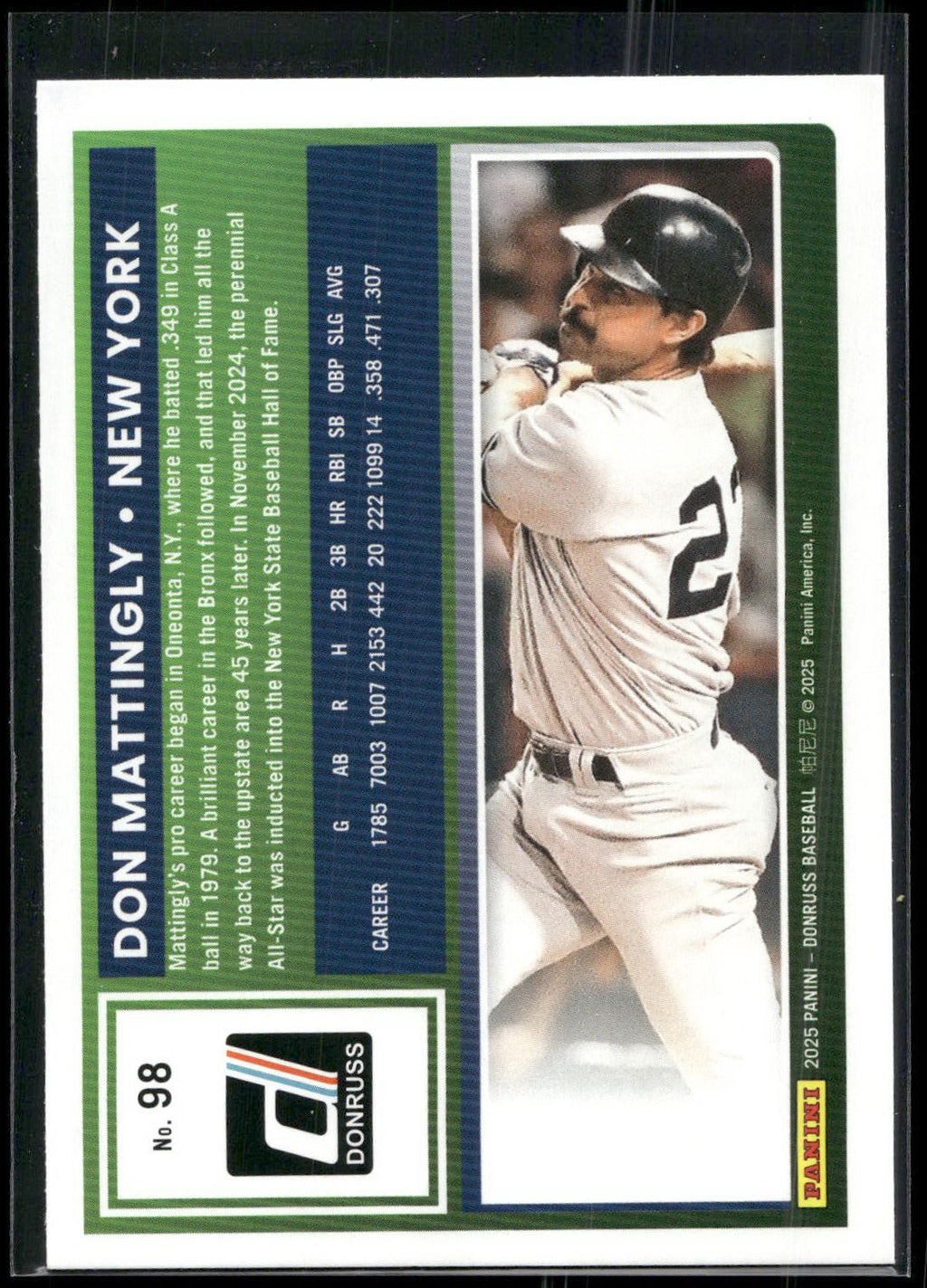 2025 Donruss #98 Don Mattingly