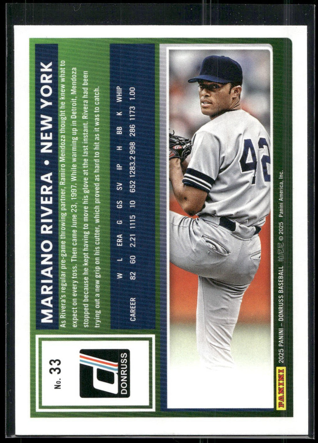 2025 Donruss #33 Mariano Rivera