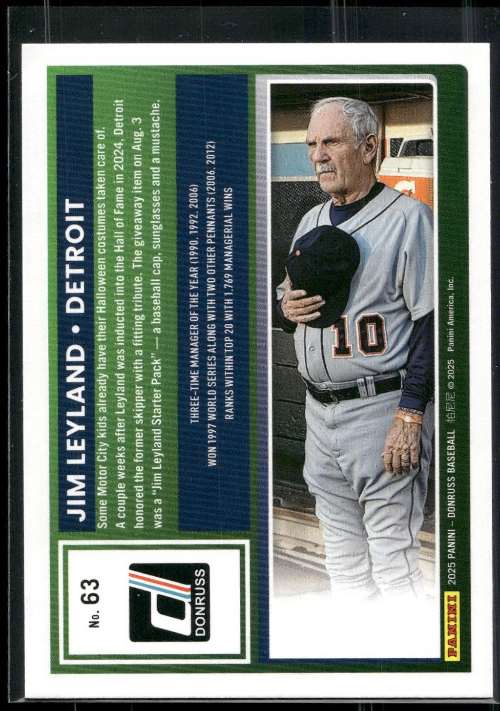 2025 Donruss #63 Jim Leyland