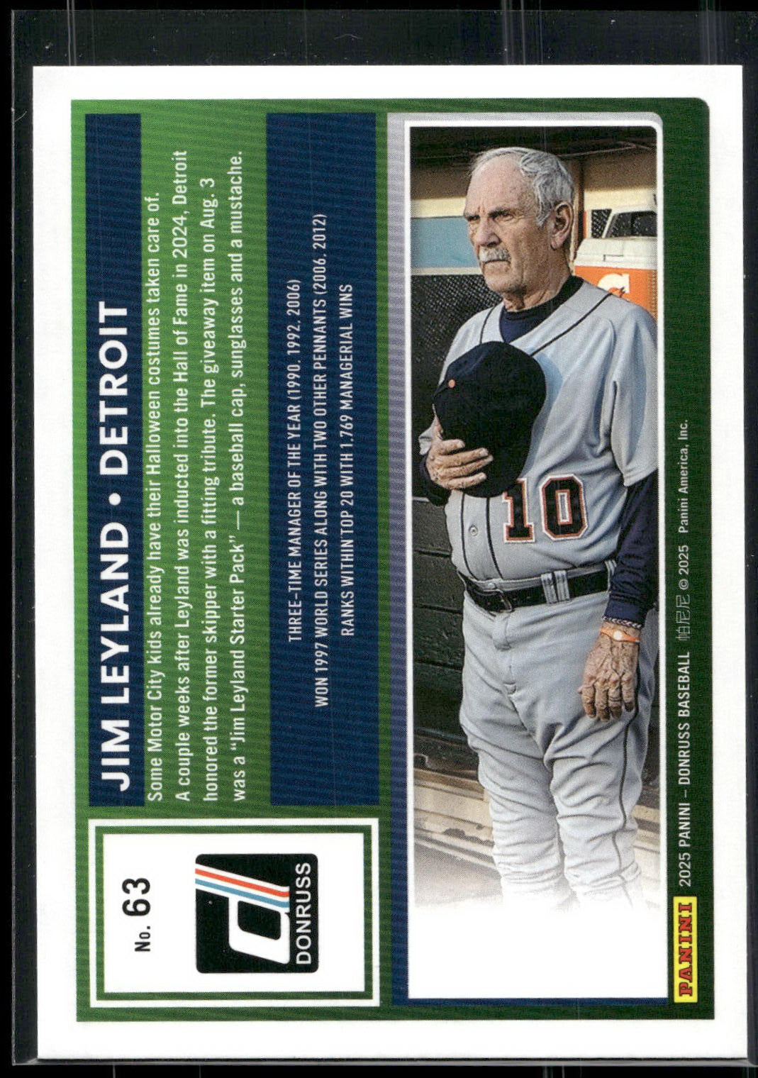 2025 Donruss #63 Jim Leyland