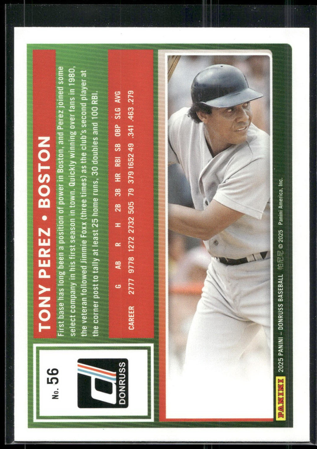 2025 Donruss #56 Tony Perez