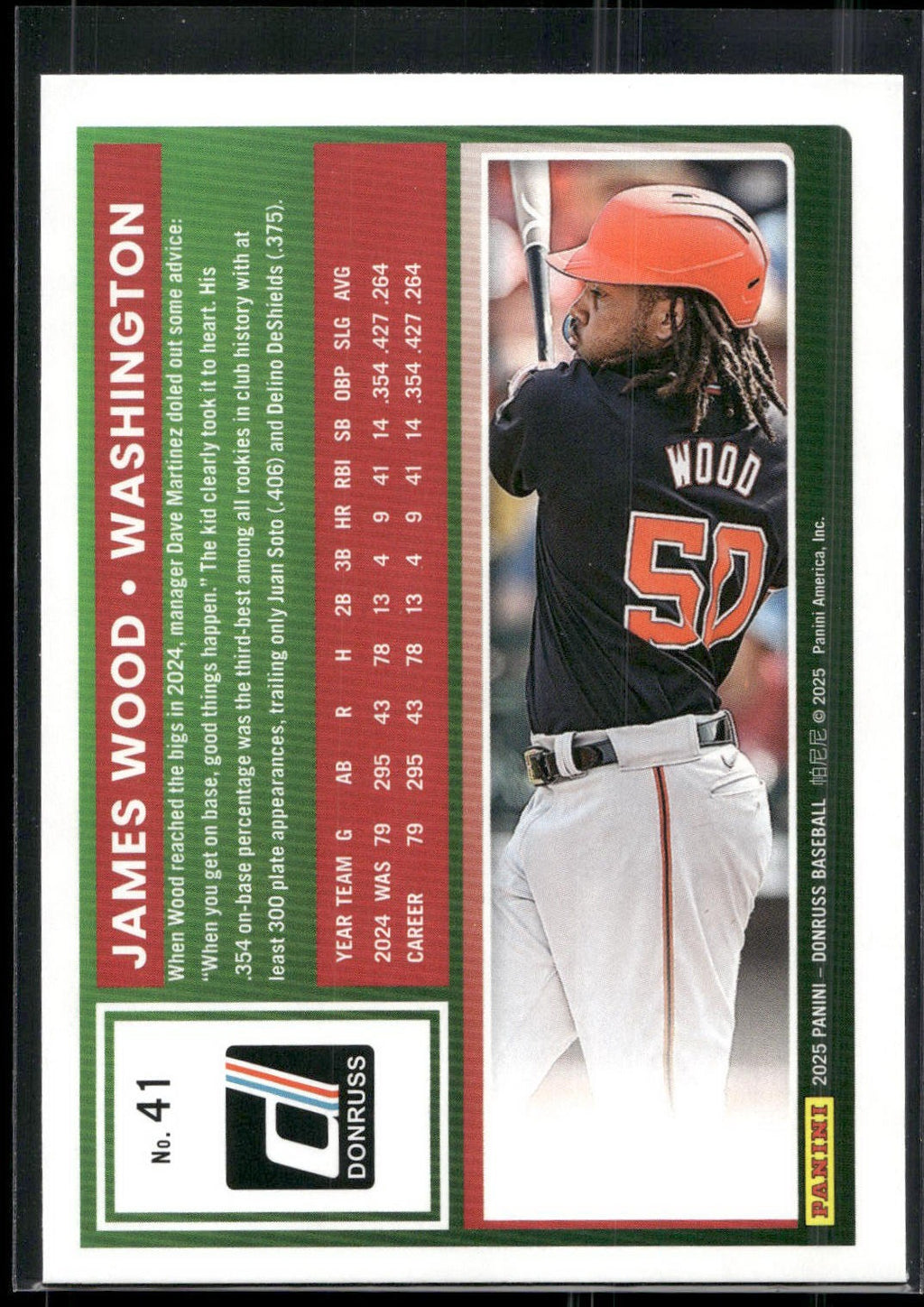 2025 Donruss #41 James Wood