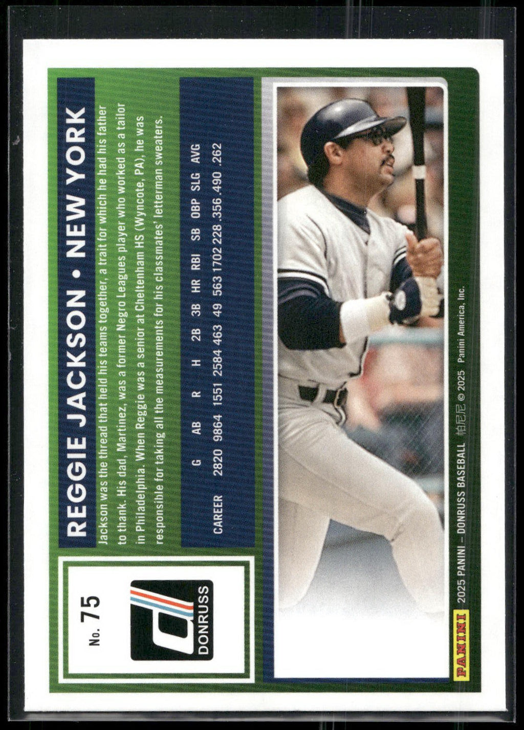 2025 Donruss #75 Reggie Jackson