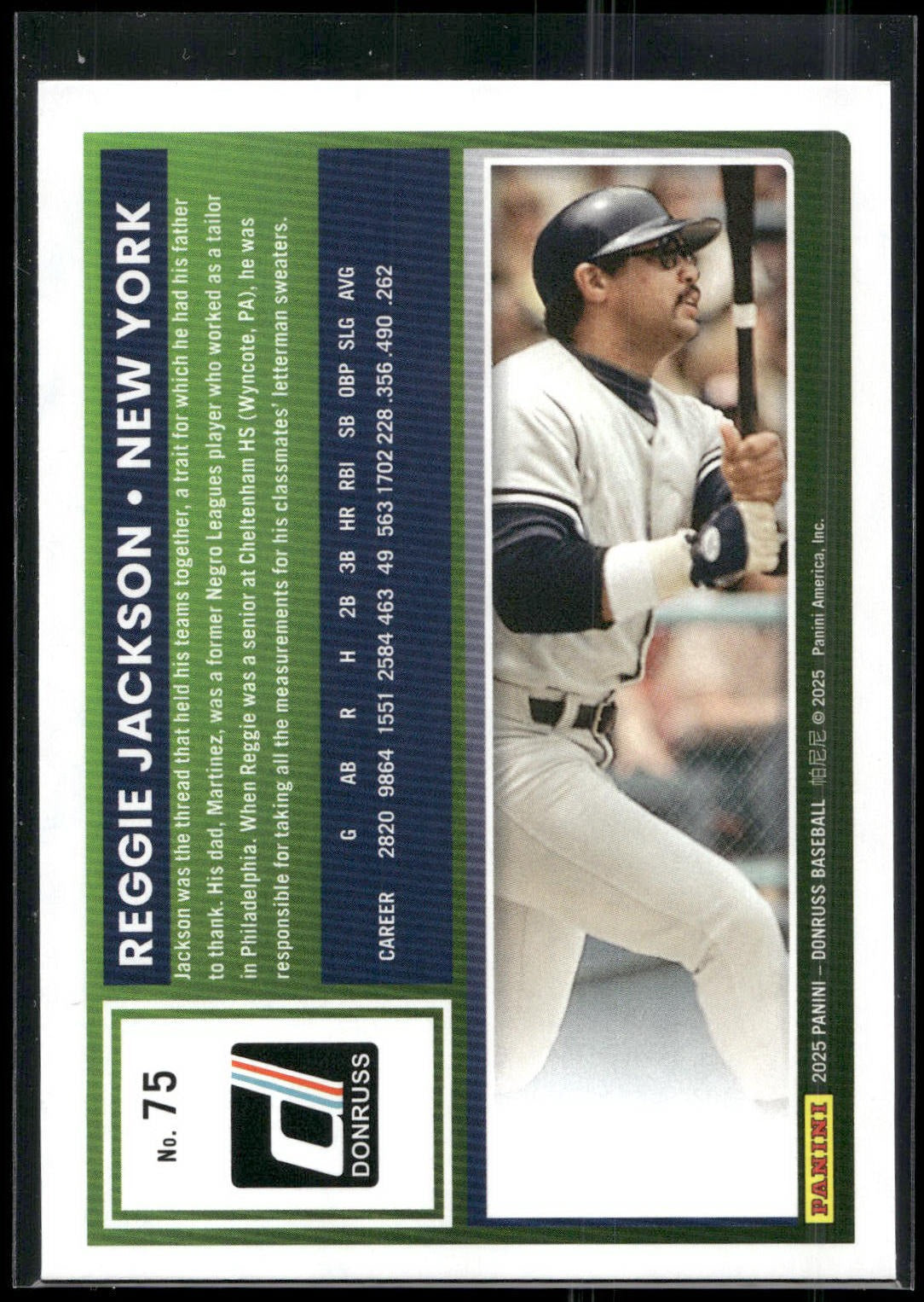 2025 Donruss #75 Reggie Jackson