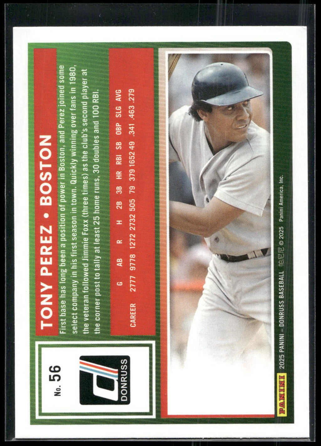 2025 Donruss #56 Tony Perez