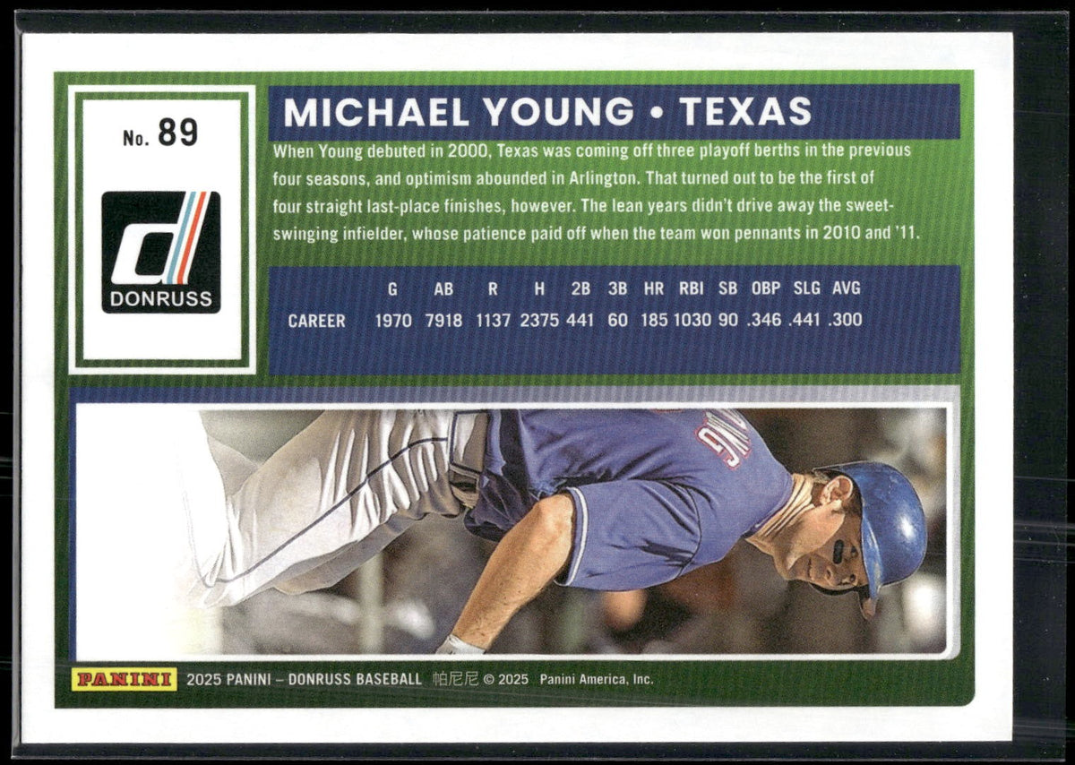 2025 Donruss #89 Michael Young