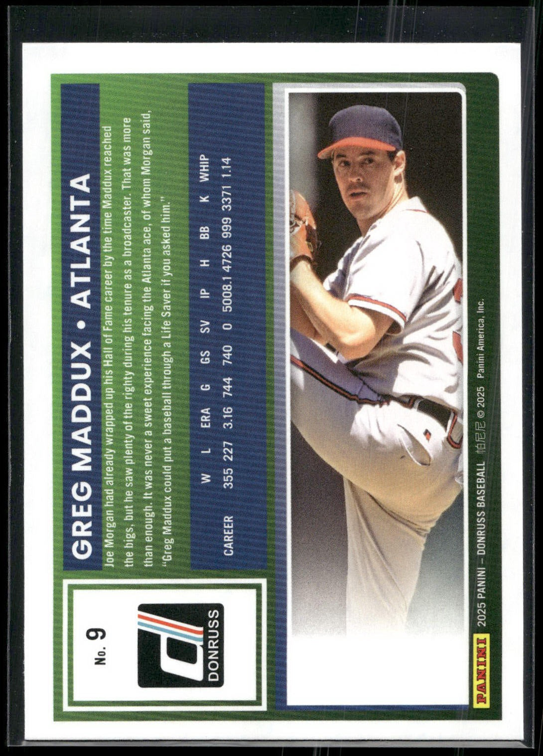 2025 Donruss #9 Greg Maddux