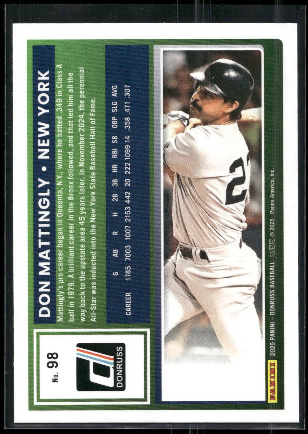 2025 Donruss #98 Don Mattingly