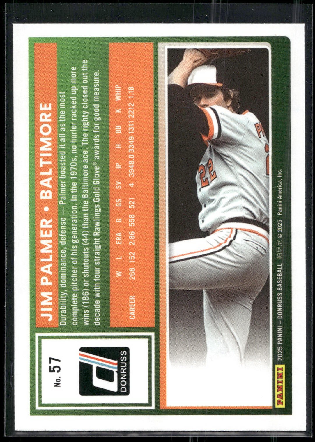2025 Donruss #57 Jim Palmer