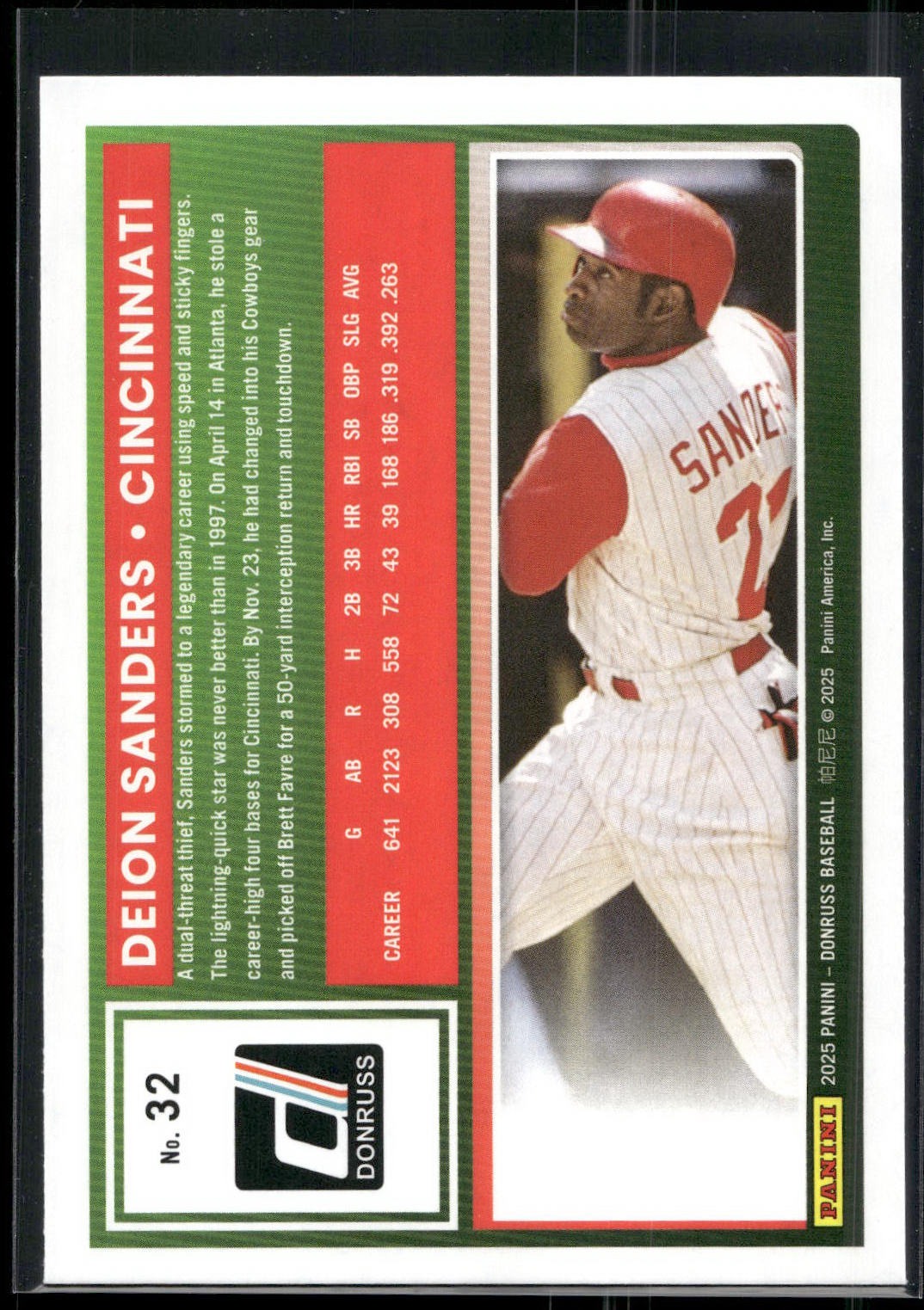 2025 Donruss #32 Deion Sanders