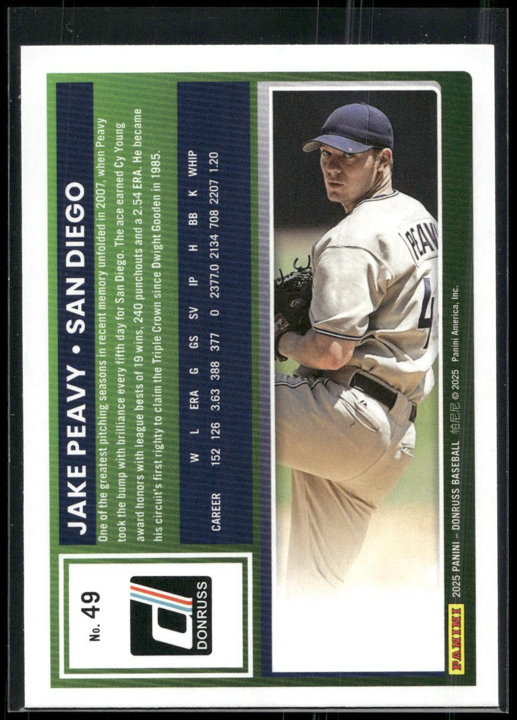 2025 Donruss #49 Jake Peavy