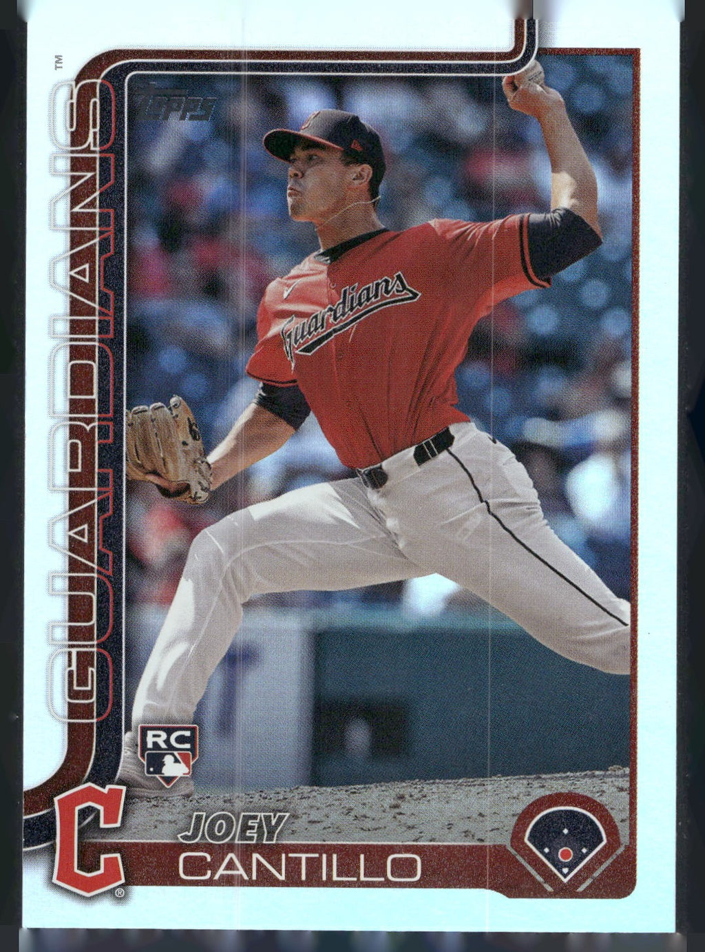 2025 Topps #318 Joey Cantillo Rainbow Foil