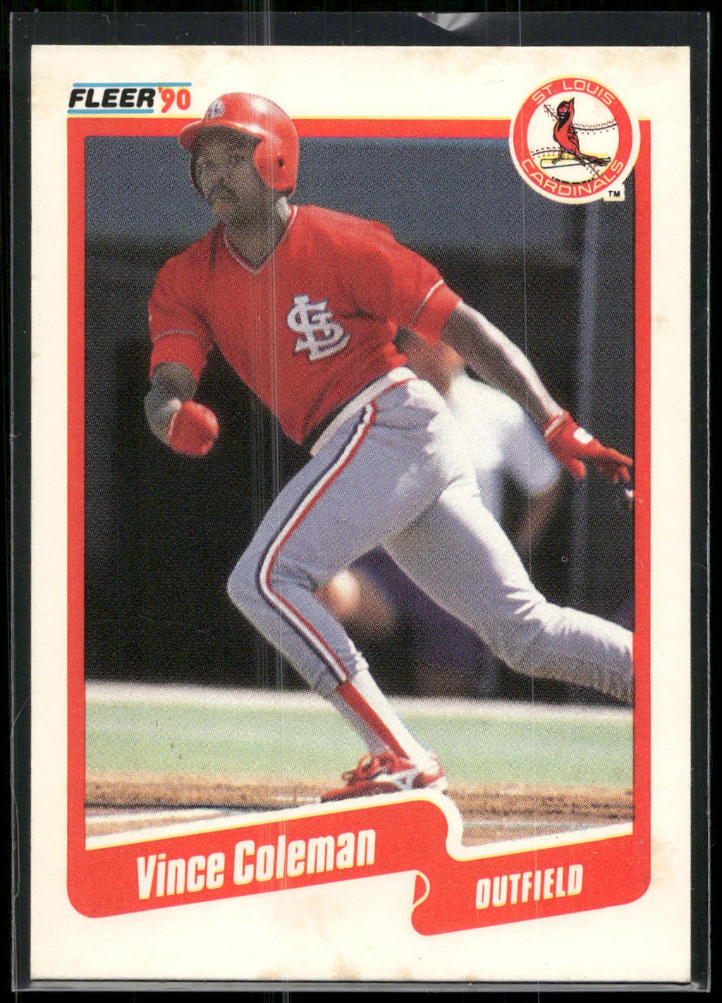1990 Fleer #245 Vince Coleman